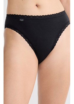 Sloggi figi damskie 24/7 Cotton Lace Tai 10167195-0004, Kolor czarny, Rozmiar 38, Sloggi ze sklepu Primodo w kategorii Majtki damskie - zdjęcie 184090373