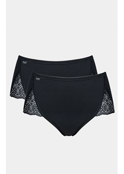 Sloggi 2-pack czarne figi damskie Pure Sense Luxe Maxi 10181306, Kolor czarny, Rozmiar 38, Sloggi ze sklepu Primodo w kategorii Majtki damskie - zdjęcie 184090392