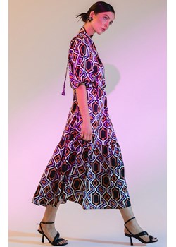 Sukienka maxi z falbaną S367/2, Kolor multicolour, Rozmiar L, Stylove ze sklepu Primodo w kategorii Sukienki - zdjęcie 184091552