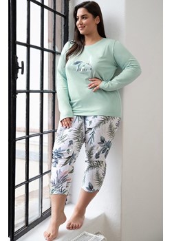 Bawełniana piżama damska Plus Size Ariana 3016, Kolor miętowy, Rozmiar XXL, Taro ze sklepu Primodo w kategorii Piżamy damskie - zdjęcie 184092293