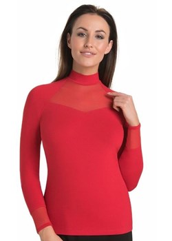 Mila golf damski, Kolor czerwony, Rozmiar 3XL, Teyli ze sklepu Primodo w kategorii Swetry damskie - zdjęcie 184093142