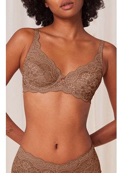 Triumph biustonosz koronkowy miękki soft Amourette 300 10166797, Kolor beżowy, Rozmiar 75F, Triumph ze sklepu Primodo w kategorii Biustonosze - zdjęcie 184093452
