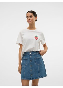 Vero Moda Koszulka &quot;Berta&quot; w kolorze białym ze sklepu Limango Polska w kategorii Bluzki damskie - zdjęcie 184097214
