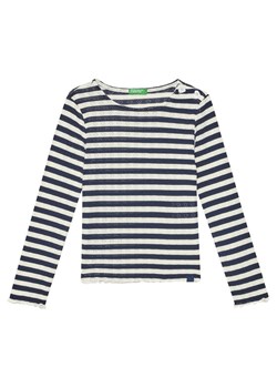 United Colors Of Benetton Bluzka 33LQC10OM Granatowy Regular Fit ze sklepu MODIVO w kategorii Bluzki dziewczęce - zdjęcie 184098162