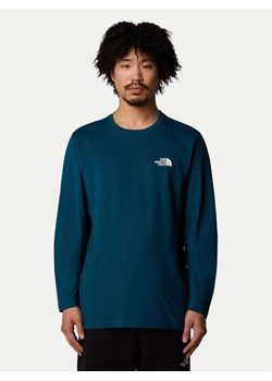 The North Face Longsleeve Simple Dome NF0A87QN Granatowy Regular Fit ze sklepu MODIVO w kategorii T-shirty męskie - zdjęcie 184098233