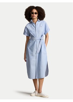 Polo Ralph Lauren Sukienka koszulowa 211935153002 Niebieski Regular Fit ze sklepu MODIVO w kategorii Sukienki - zdjęcie 184098394