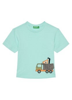 United Colors Of Benetton T-Shirt 3I1XG10J6 Zielony Regular Fit ze sklepu MODIVO w kategorii T-shirty chłopięce - zdjęcie 184098402