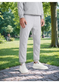 Sinsay - Spodnie dresowe slim jogger - szary ze sklepu Sinsay w kategorii Spodnie męskie - zdjęcie 184100484