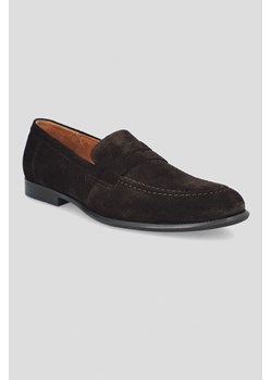 Buty Loafersy Filey Ciemnobrązowe ze sklepu Lancerto S.A. w kategorii Półbuty męskie - zdjęcie 184100833