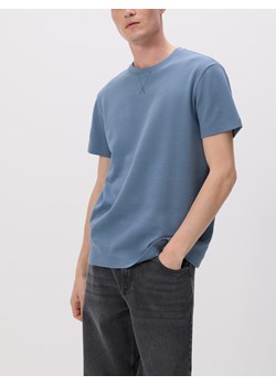 Reserved - Strukturalny t-shirt comfort fit - jasnoniebieski ze sklepu Reserved w kategorii T-shirty męskie - zdjęcie 184100922