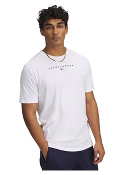 Under Armour Koszulka w kolorze białym ze sklepu Limango Polska w kategorii T-shirty męskie - zdjęcie 184102012