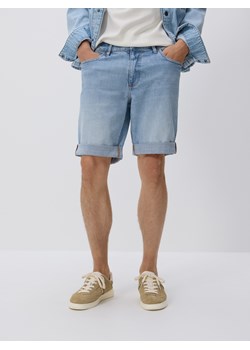 Reserved - Jeansowe szorty slim fit - niebieski ze sklepu Reserved w kategorii Spodenki męskie - zdjęcie 184102311