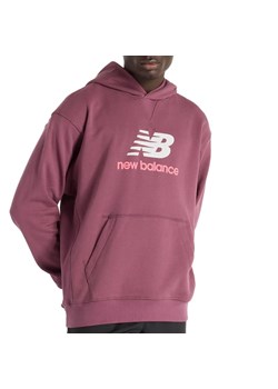 Bluza New Balance MT51512FDP - różowa ze sklepu streetstyle24.pl w kategorii Bluzy męskie - zdjęcie 184102701