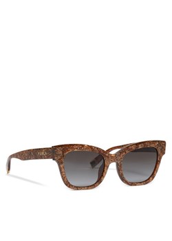 Okulary przeciwsłoneczne Furla WD00118 BX1111 CCH00 Brązowy ze sklepu eobuwie.pl w kategorii Okulary przeciwsłoneczne damskie - zdjęcie 184102820