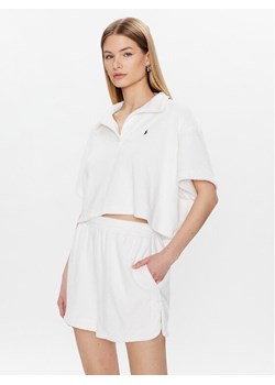 Polo Ralph Lauren Komplet polo i spodenki 21256375 Biały Relaxed Fit ze sklepu MODIVO w kategorii Odzież plażowa - zdjęcie 184103291