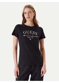 Guess T-Shirt V5YI03 I3Z14 Czarny Regular Fit ze sklepu MODIVO w kategorii Bluzki damskie - zdjęcie 184103323