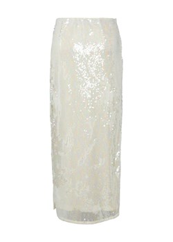YAS Spódnica maxi Sequina 26037771 Écru Regular Fit ze sklepu MODIVO w kategorii Spódnice - zdjęcie 184103332