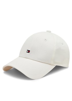 Tommy Hilfiger Czapka z daszkiem Essential Flag Cap AW0AW16360 Biały ze sklepu MODIVO w kategorii Czapki z daszkiem damskie - zdjęcie 184103414