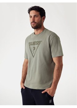 Guess T-Shirt Z4BI02 I3Z14 Zielony Regular Fit ze sklepu MODIVO w kategorii T-shirty męskie - zdjęcie 184103520