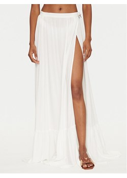 Guess Spódnica maxi E5GD05 WH3X2 Biały Regular Fit ze sklepu MODIVO w kategorii Odzież plażowa - zdjęcie 184105492