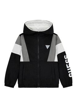 Guess Kurtka przejściowa L5YL02 WF090 Czarny Regular Fit ze sklepu MODIVO w kategorii Kurtki chłopięce - zdjęcie 184105571