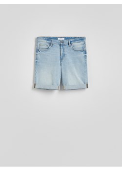 Reserved - Jeansowe szorty slim fit - niebieski ze sklepu Reserved w kategorii Spodenki męskie - zdjęcie 184106770