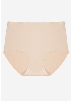Beżowe Bezszwowe Majtki Figi High Waist Dolevia ze sklepu renee.pl w kategorii Majtki damskie - zdjęcie 184107102