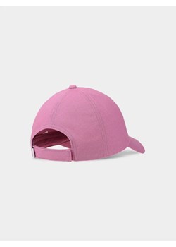 Czapka z daszkiem uniseks 4F 4FWSS25ACABU368 - różowa ze sklepu Sportstylestory.com w kategorii Czapki z daszkiem damskie - zdjęcie 184107480
