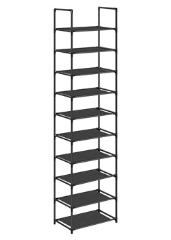 Songmics Regał w kolorze czarnym na buty - 45 x 173 x 28 cm ze sklepu Limango Polska w kategorii Szafy - zdjęcie 184107740