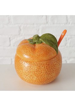 Boltze Pojemnik &quot;Orange&quot; w kolorze pomarańczowym na marmoladę - wys. 12 x Ø 13 cm ze sklepu Limango Polska w kategorii Pojemniki kuchenne - zdjęcie 184107782