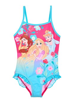 Disney Princess Strój kąpielowy &quot;Księżniczki&quot; w kolorze różowo-błękitnym ze sklepu Limango Polska w kategorii Stroje kąpielowe - zdjęcie 184107961