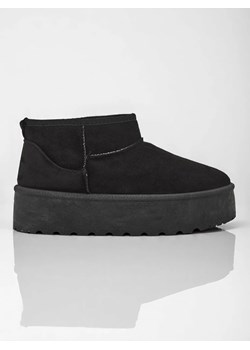 Royalfashion Buty a'la śniegowce damskie na platformie w kolorze czarnym Dagodo ze sklepu royalfashion.pl w kategorii Śniegowce damskie - zdjęcie 184108182