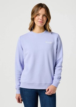 DAMSKA BLUZA WRANGLER REGULAR SWEAT SWEET LAVENDER 112355290 ze sklepu YouNeedit.pl w kategorii Bluzy damskie - zdjęcie 184109054