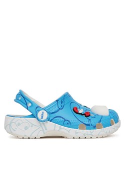 Klapki Crocs Smurfs Classic Clog 210821 Kolorowy ze sklepu eobuwie.pl w kategorii Klapki dziecięce - zdjęcie 184109943