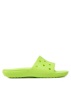 Klapki Crocs Classic Slide 206121 Zielony ze sklepu eobuwie.pl w kategorii Klapki damskie - zdjęcie 184110064