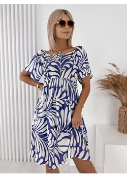 sukienka naluena chabrowa xl/xxl ze sklepu UBRA w kategorii Sukienki - zdjęcie 184111353