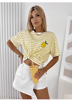 bluzka citron żółta one size ze sklepu UBRA w kategorii Bluzki damskie - zdjęcie 184111362
