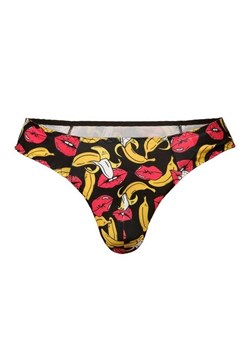 Banana wzorzyste stringi męskie, Kolor czarno-żółty, Rozmiar L, Anais ze sklepu Intymna w kategorii Majtki męskie - zdjęcie 184111631