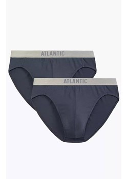 Atlantic 2-pack grafitowe slipy męskie 2BMP-013, Kolor grafitowy, Rozmiar M, ATLANTIC ze sklepu Intymna w kategorii Majtki męskie - zdjęcie 184111722