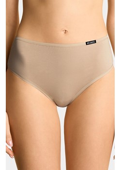 3BLP-603 bawełniane beżowe figi damskie z wyższym stanem 3-pack, Kolor beżowy, Rozmiar XL, ATLANTIC ze sklepu Intymna w kategorii Majtki damskie - zdjęcie 184111812