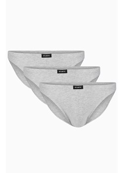 3-pack slipy męskie szary melanż 3BMP-230, Kolor szary melanż, Rozmiar 2XL, ATLANTIC ze sklepu Intymna w kategorii Majtki męskie - zdjęcie 184111844
