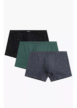 Atlantic 3-pack bokserki męskie 3MH-204-CZA/ZIE/GRF, Kolor multicolour, Rozmiar S, ATLANTIC ze sklepu Intymna w kategorii Majtki męskie - zdjęcie 184111960