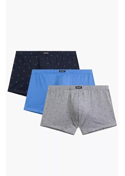 Atlantic 3-pack bokserki męskie 3MH-209-SZM/NIE/GRA, Kolor multicolour, Rozmiar S, ATLANTIC ze sklepu Intymna w kategorii Majtki męskie - zdjęcie 184111970