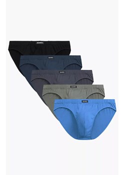 Atlantic 5-pack slipy męskie sport 5SMP-002-NIEJ/GRF/CZA/KHAJ/NIE, Kolor multicolour, Rozmiar M, ATLANTIC ze sklepu Intymna w kategorii Majtki męskie - zdjęcie 184112053