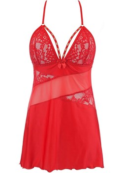 Czerwona koszulka babydoll i stringi V-10469, Kolor czerwony, Rozmiar L, Axami ze sklepu Intymna w kategorii Koszule nocne - zdjęcie 184113504