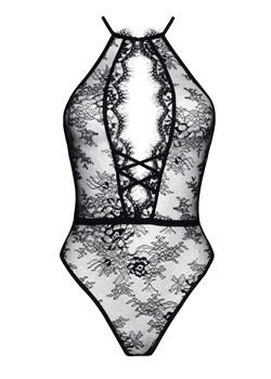 Koronkowe czarne body NORAH, Kolor czarny, Rozmiar S/M, Beauty Night ze sklepu Intymna w kategorii Body damskie - zdjęcie 184114713