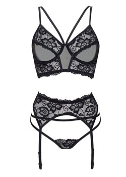 Komplet bielizny damskiej Ryanne, Kolor czarny, Rozmiar L/XL, Beauty Night ze sklepu Intymna w kategorii Komplety bielizny damskiej - zdjęcie 184114814