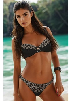 Dwuczęściowy strój kąpielowy w kolorze czarnym Hikari, Kolor czarny-wzór, Rozmiar S, LivCo Corsetti Fashion ze sklepu Intymna w kategorii Stroje kąpielowe - zdjęcie 184115264