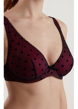 Pin up TB6141 biustonosz soft, Kolor bordowo-czarny, Rozmiar 75A, Conte ze sklepu Intymna w kategorii Biustonosze - zdjęcie 184115724