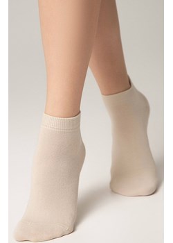 Krótkie skarpetki damskie sportowe beżowe 3DSOCKS, Kolor beżowy, Rozmiar 39-41, Conte ze sklepu Intymna w kategorii Skarpetki damskie - zdjęcie 184115962
